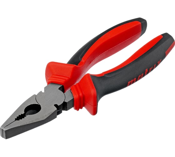 Изображение товара Плоскогубцы комбинированные MATRIX 180 мм, хром-ванадий, двухкомпонентные рукоятки 17091