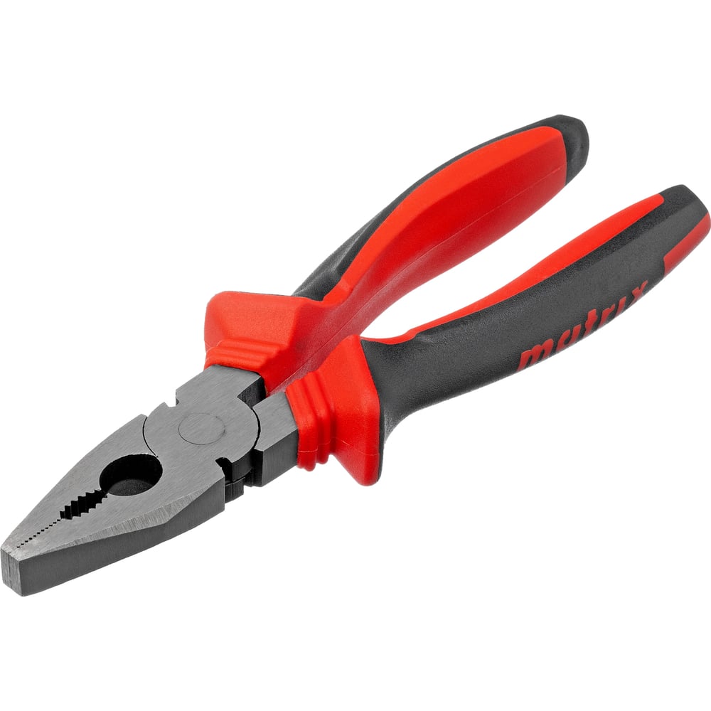 Изображение товара Плоскогубцы комбинированные MATRIX 200 мм хром-ванадий двухкомпонентные рукоятки