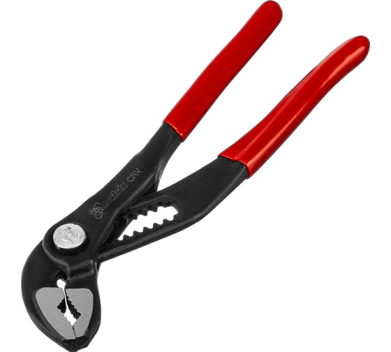 Изображение товара Переставные клещи MATRIX 180 мм, кнопочный механизм, хром-ванадий, обливные рукоятки 17925