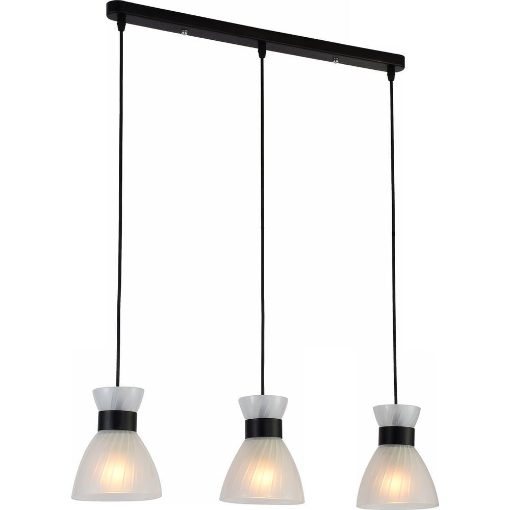 Изображение товара Подвесной светильник ReLuce 01340-0.3-03 BK+CR с три лампы