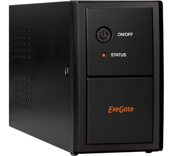 Изображение товара Источник бесперебойного питания ExeGate SpecialPro UNB-650.LED.AVR.EURO <650VA/360W, LED, AVR,2 евророзетки, Black> 285601