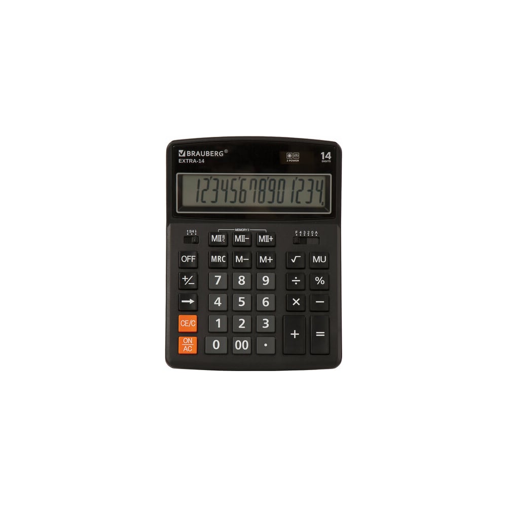 Настольный калькулятор BRAUBERG настольный компактный калькулятор brauberg