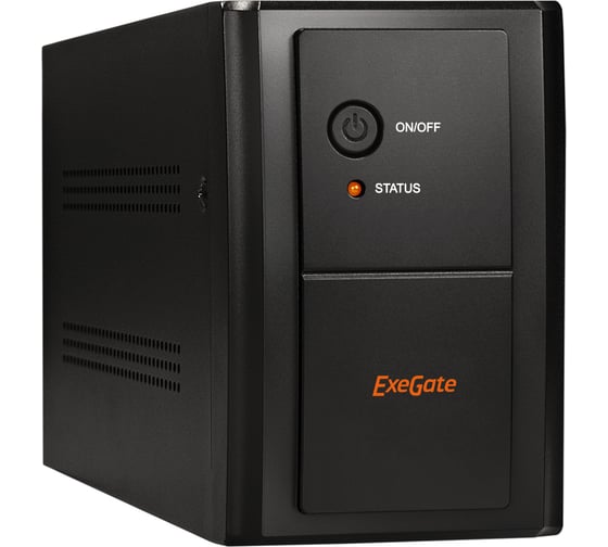 Изображение товара Источник бесперебойного питания ExeGate SpecialPro UNB-1600.LED.AVR.EURO.RJ.USB <1600VA/950W,LED, AVR, 4 евро, RJ45/11, USB, Black> 285507