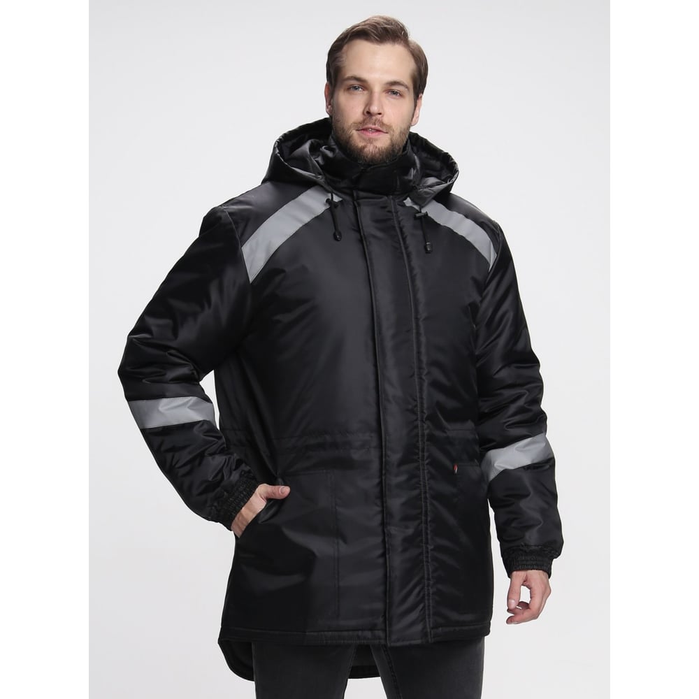 Изображение товара Зимняя мужская куртка ФАКЕЛ Прогресс с капюшоном, утеплитель Синтепон