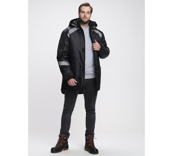 Изображение товара Куртка зимняя ФАКЕЛ Прогресс ткань Оксфорд, черный 87468678.013