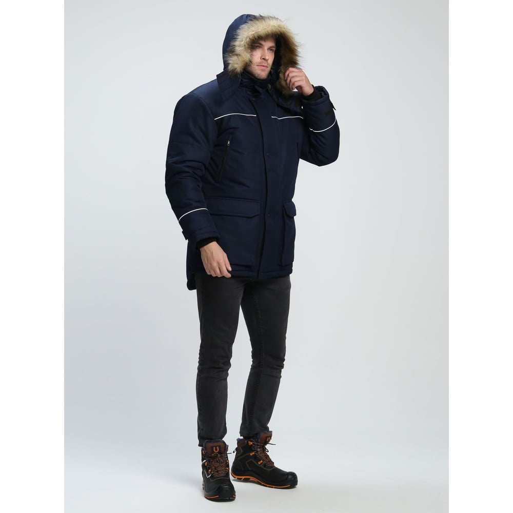 Изображение товара Куртка зимняя ФАКЕЛ Аляска-Люкс для мужчин темно-синяя