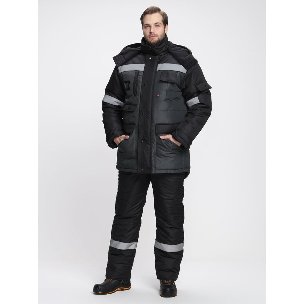 Изображение товара Зимний костюм ФАКЕЛ Беркут СОП CH Таслан мужской 48-50 темно-серый