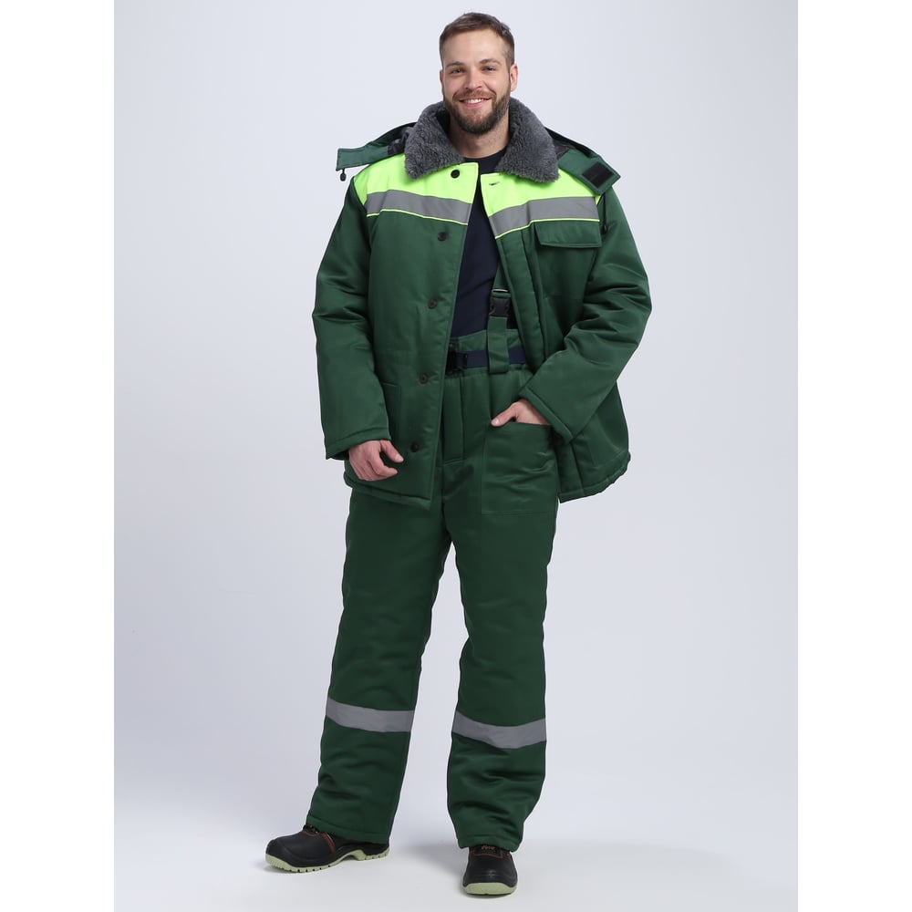 Изображение товара Зимний костюм для мужчин Труженик-Ультра, утепленный, смесовая ткань Грета, водоотталкивающая защит