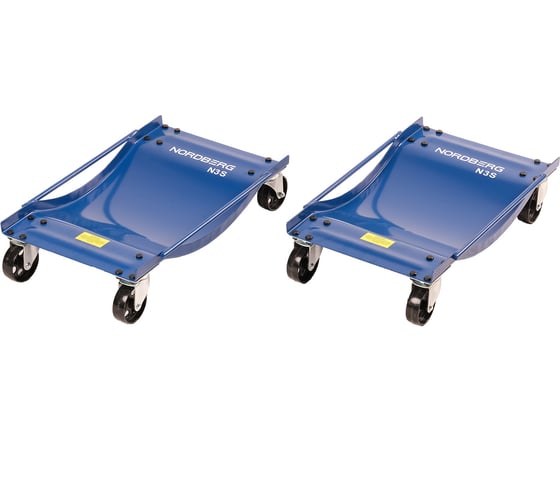 Изображение товара Тележка под колесо для перемещения авто NORDBERG, комплект 2 шт., N3S