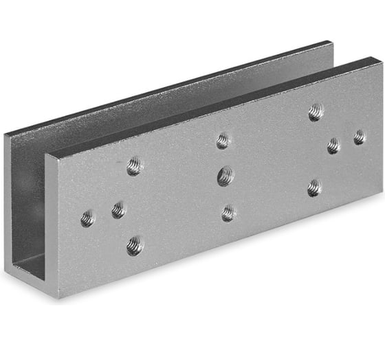 Изображение товара Крепление на стеклянную дверь ACCORDTEC LM-G-350A для замка ML-350A, цвет серебряный AT-15288