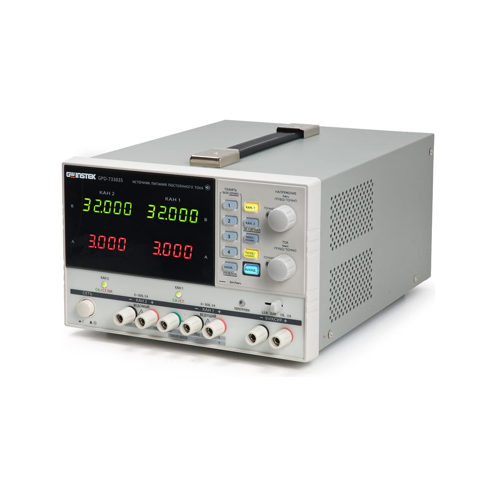 Изображение товара Источник питания GW Instek GPD-72303S мощность 0.180 кВт 30 В USB разъемы