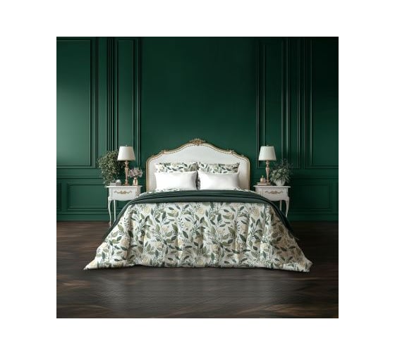 Изображение товара Комплект постельного белья Verossa Сатин, 2 спальное, White keys, 145 гр/м2, с наволочками, 70/70 925595