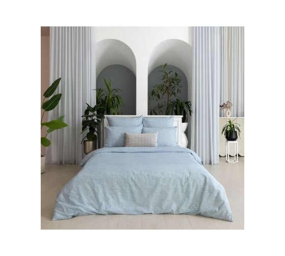 Изображение товара Комплект постельного белья Волшебная Ночь перкаль, Семейный, PIXEL, с наволочками, 70/70 925673