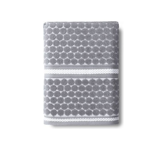 Изображение товара Махровое полотенце Verossa 70/140, Dots tactille, 450 гр/м2 926007