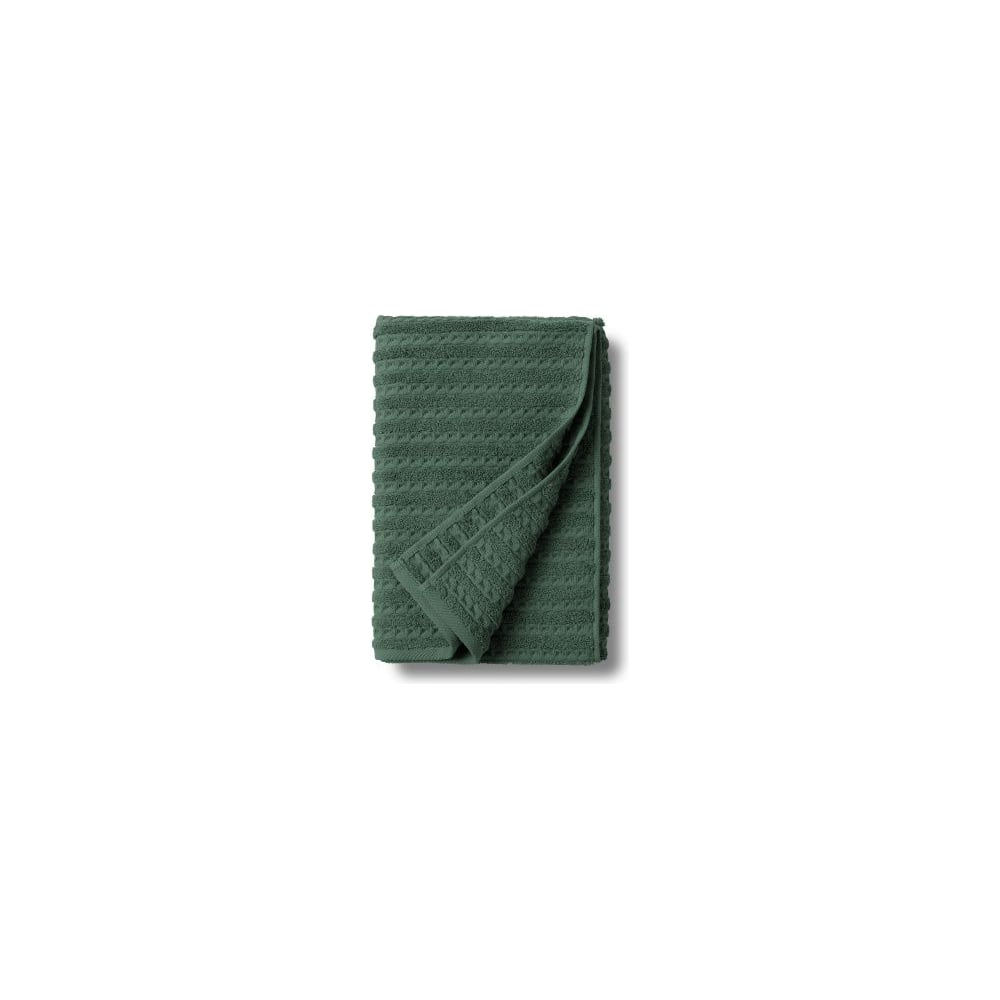 Изображение товара Махровое полотенце Verossa 70/140 с текстурой Pique, плотность 430 г/м2, зеленое