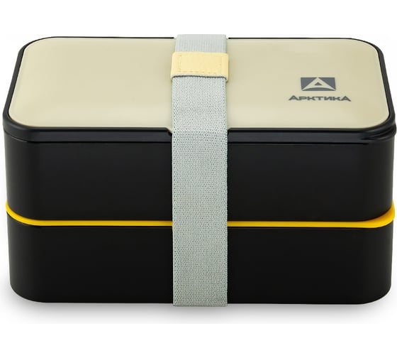 Изображение товара Ланчбокс Арктика 1.2 л, черный/бежевый 032-1200-BK/BG