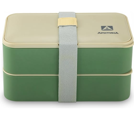 Изображение товара Ланчбокс Арктика 1.2 л, зеленый/бежевый 032-1200-GN/BG
