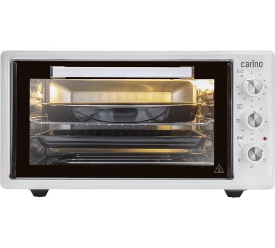 Изображение товара Мини-печь Carino  5 режимов, 45л, 1400Вт, конвекция, вертел, двойное стекло, таймер CM4502