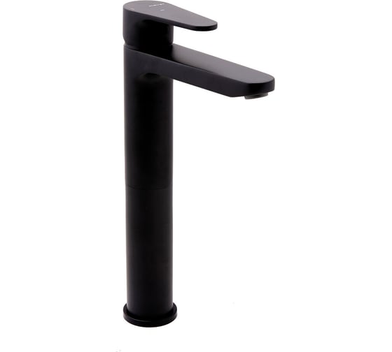 Изображение товара Смеситель высокий для умывальника Clever ROCKET 235 мм, матовый черный 62074