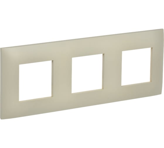 Изображение товара Рамка 3-местная IEK SKANDY SK-F03B бежевый SK-M32-K10