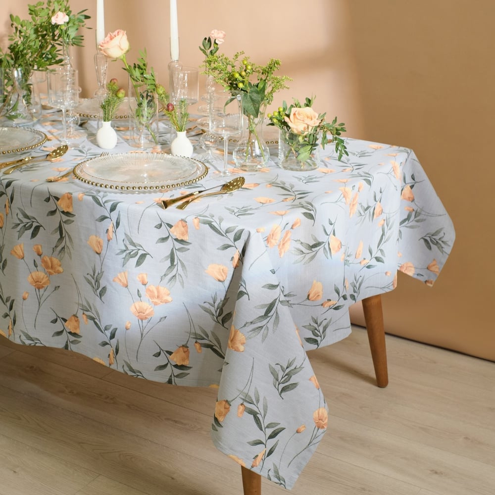 Изображение товара Скатерть Этель Yellow poppies 149x220 см, 100% хлопок, репс 210 г/м2 9322480