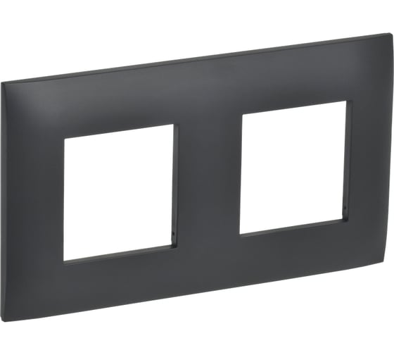 Изображение товара Рамка 2-местная IEK SKANDY SK-F02T титан SK-M22-K48