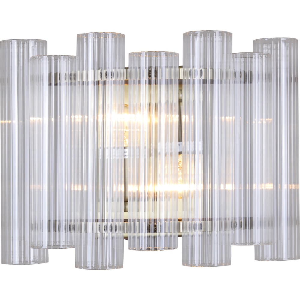 Изображение товара Бра для интерьера ILLUMICO IL0686-2WSQ-24 AB LYRA с 2 плафонами античная бронза