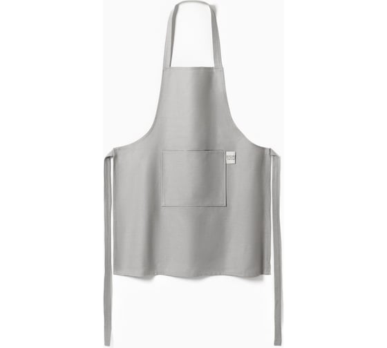 Изображение товара Фартук Этель Kitchen 60x70 см, цвет светло-серый, 100% хлопок, саржа 250 г/м2 10472152