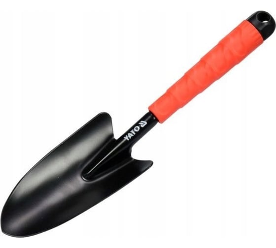 Изображение товара Широкий посадочный совок YATO 360 мм, углеродистая сталь, пластиковая ручка YT-8870