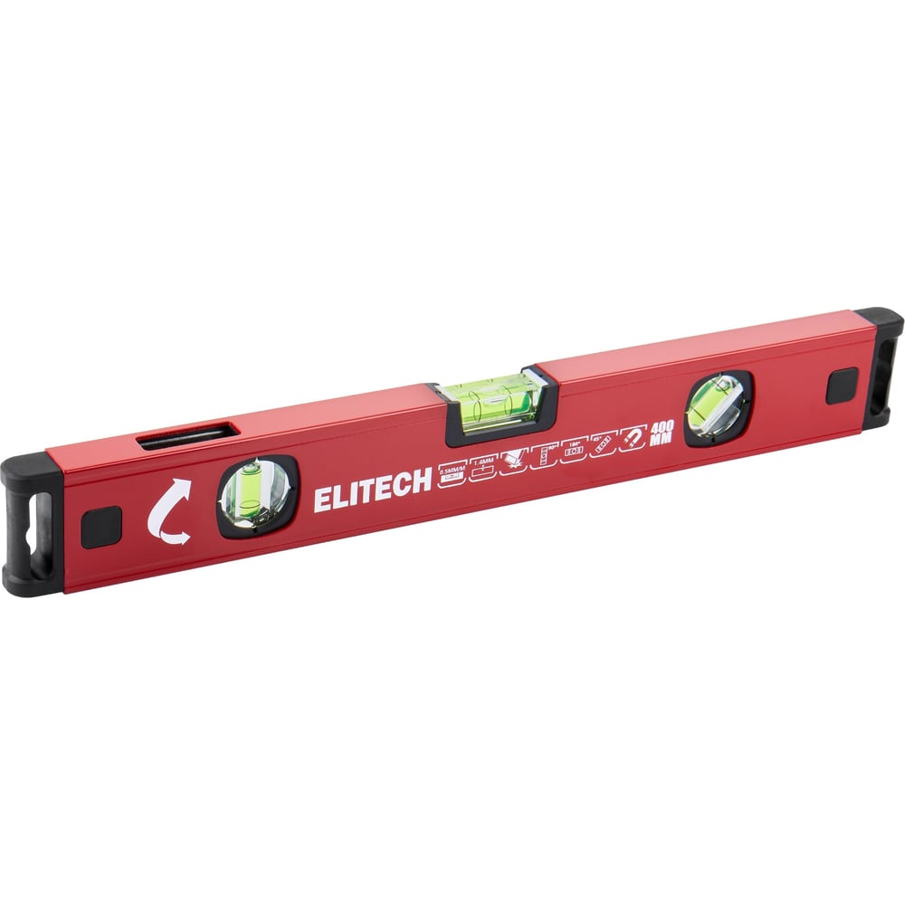 Изображение товара Уровень пузырьковый Elitech 40 см, магнитный, 3 глазка 320101 207192