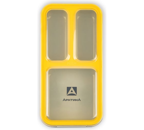 Изображение товара Ланчбокс Арктика 0.42 л, черный/желтый 034-420-BK/YE