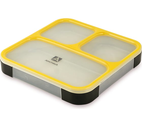 Изображение товара Ланчбокс Арктика 0.8 л, черный/желтый арт.033-800-BK/YE