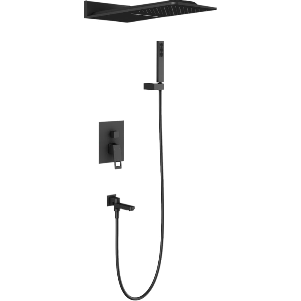 Встроенная душевая система Timo ручной душ timo с подсветкой sl 2018 chrome