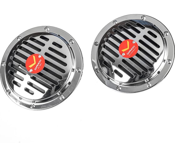 Изображение товара Звуковой дисковый сигнал SKYWAY d=155 мм, 12 В, 115 дБ, металл 2 шт/комплект S07601059