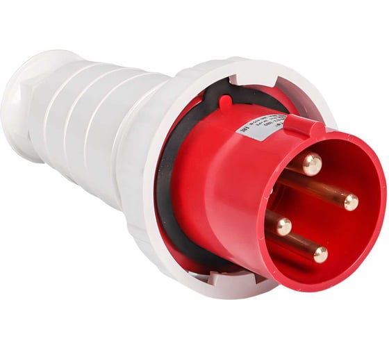 Изображение товара Вилка переносная EKF 034 3Р+PЕ 63А 380В IP44 ps-034-63-380