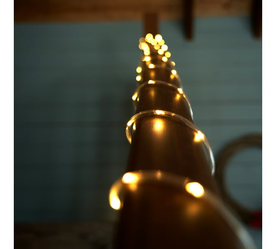 Изображение товара Светодиодная гирлянда FERON CL587 линейная Мини Дюралайт 2700К с контроллером, c питанием от сети 220V, 51460