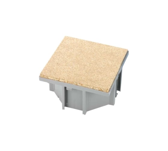 Изображение товара Монтажная коробка под влагостойкую основу Simon, установка в бетонную стяжку, цвет серый KGE170-23