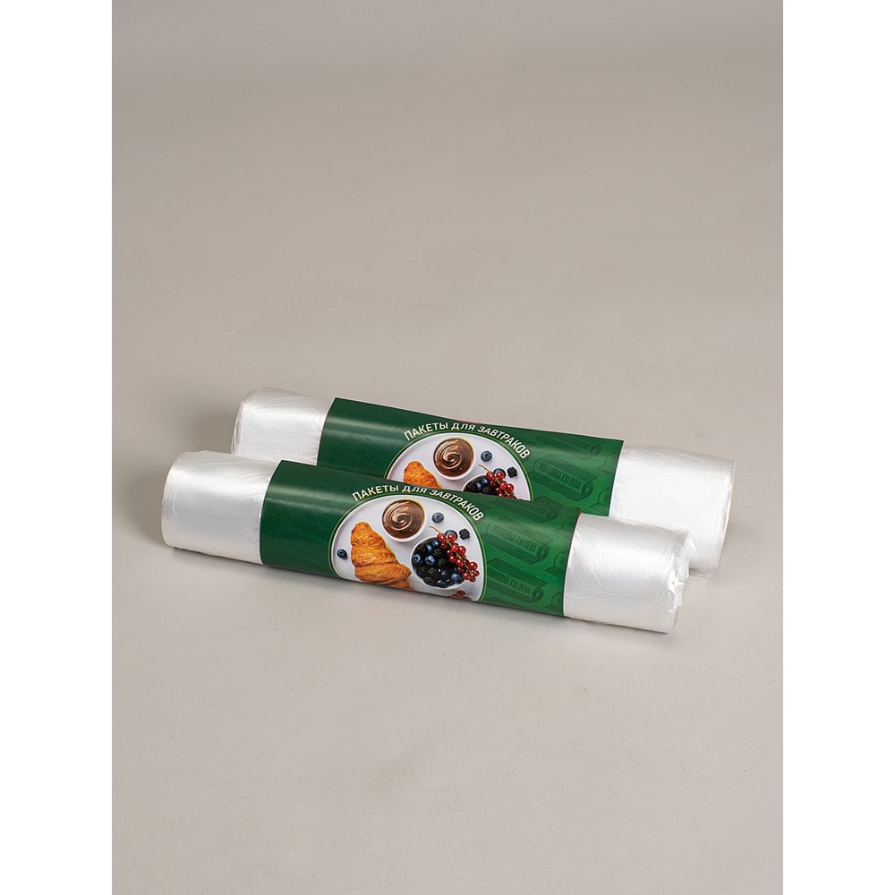 Изображение товара Пакеты для фасовки УПАКОВКА XXI ВЕКА 25х33 250 шт/рул 2 рула/юн прозрачные