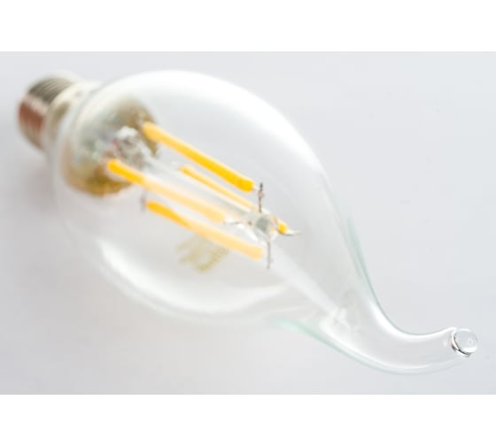 Изображение товара Лампа Gauss Basic Filament, свеча на ветру, 4,5W, 420lm, 4100К, Е14, LED 1041125