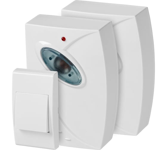 Изображение товара Звонок TDM ELECTRIC народный ЗББ-Н-21/1-32М беспроводной, батарейки, 2 звонка, блистер SQ1901-0104