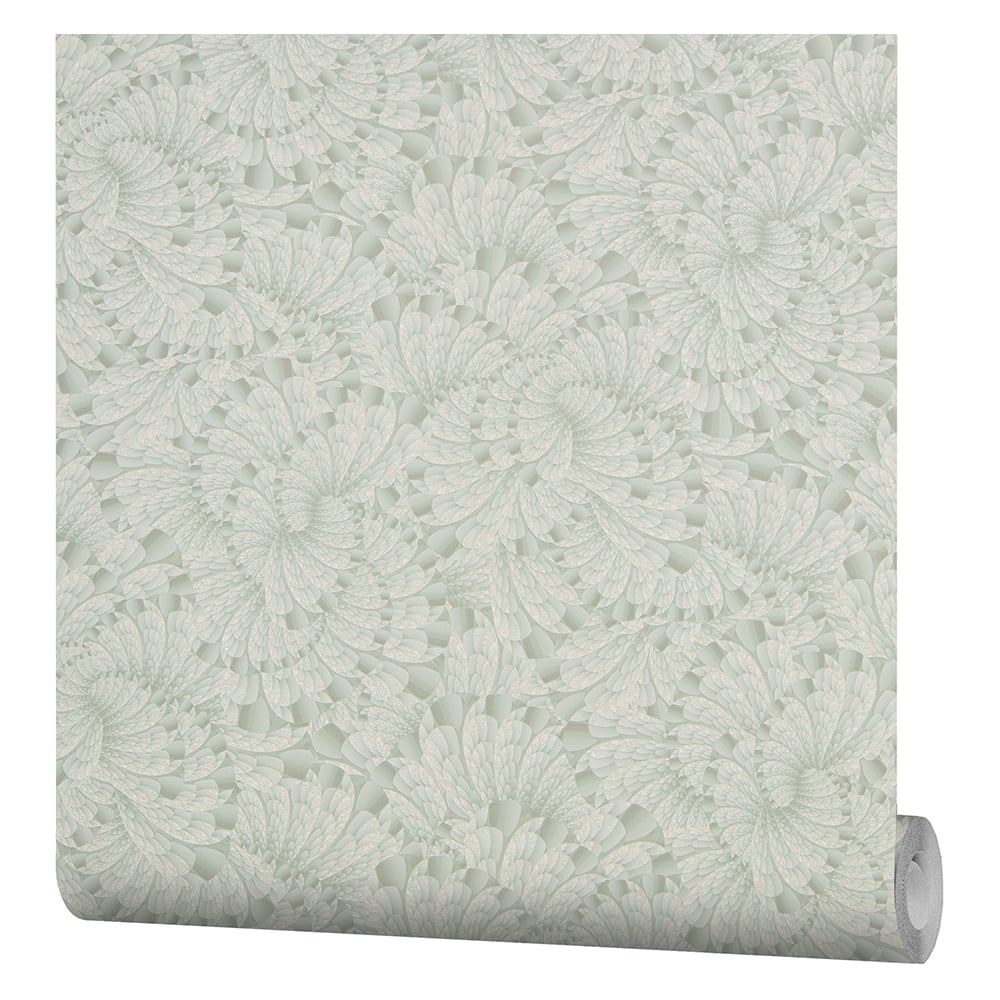 Изображение товара Обои виниловые на флизелиновой основе Burlesque R23903 зеленые абстракция рельефные