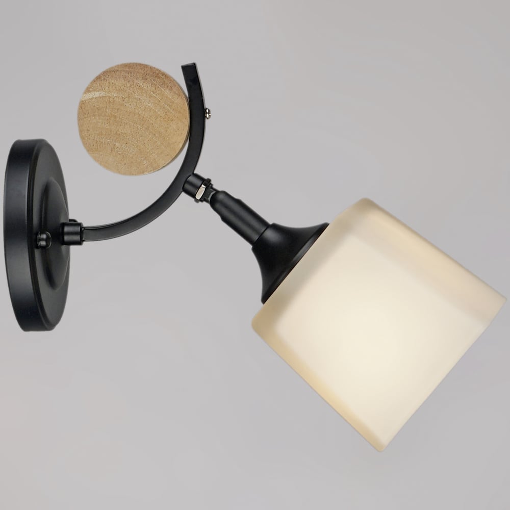 Изображение товара Декоративное бра ReLuce 04217-0.2-01 BK с одной лампой и цоколем E27