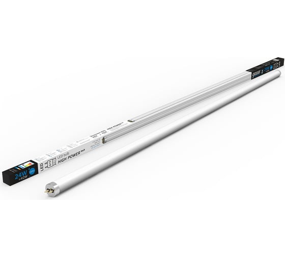 Изображение товара Лампа Gauss Elementary, T8, 24W, 2000lm, 6500K, G13, 1200mm, стекло, LED, 1/20 93034