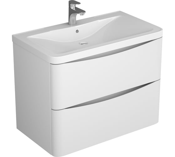 Изображение товара Тумба Veneciana Mayra 80 под умывальник Atlantica 80 с 2-мя ящиками 58019