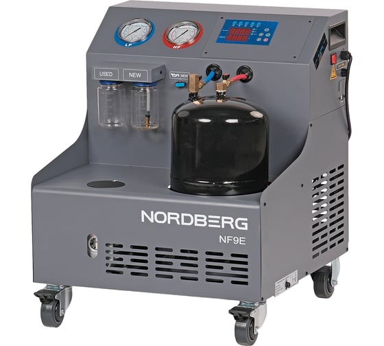 Изображение товара Установка полуавтомат для заправки автомобильных кондиционеров NORDBERG NF9E