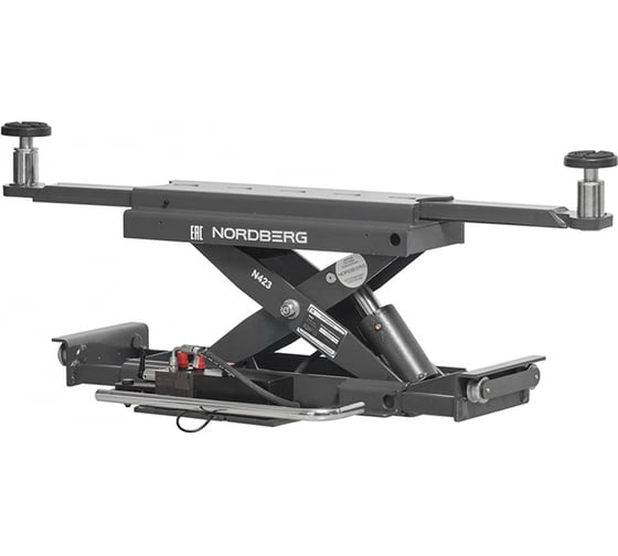 Изображение товара Траверса с ручным приводом г/п 2т. для подъемников N634, 4445J, 4450J, серая NORDBERG N423_G
