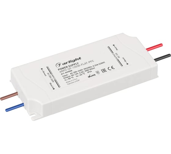 Изображение товара Блок питания Arlight ARPV-SP-12030-FLAT-PFC 1шт 049008