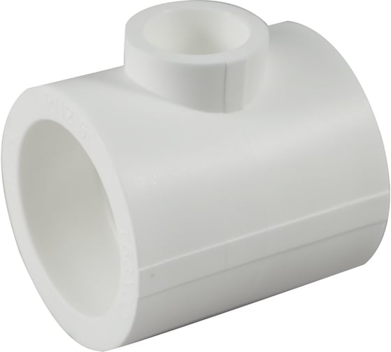 Изображение товара Тройник переходной Millennium 110-75-110 мм полипропиленовый ППР для труб, белый 3M12-tio-117511