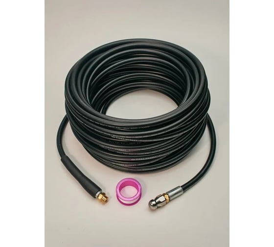 Изображение товара Шланг для прочистки труб 25 м универсальный ООО ТД Гидромаркет GM-hose-Kp-25-universal