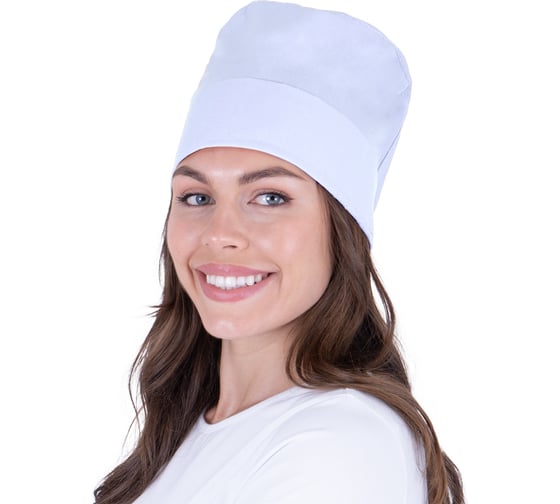 Изображение товара Шапочка хирурга ГК Спецобъединение Бязь, белая (54-62) Шап 007/54